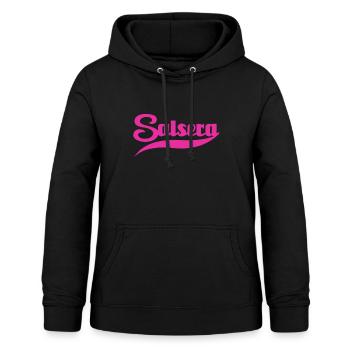 rose salsera - Danse Shirts - Sweat à capuche Femme - noir - Devant - AI Model Female 172 light (172cm)