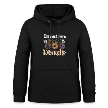 Donuts Donut-Liebhaber - Frauen Hoodie - Schwarz - Vorne - AI Model Female 172 light (172cm)