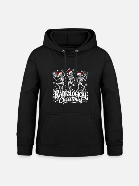 Radiological Xmas - Frauen Hoodie - Schwarz