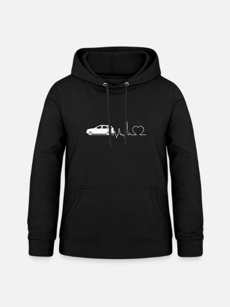 Herzschlag E46 Touring Geschenk - Frauen Hoodie - Schwarz