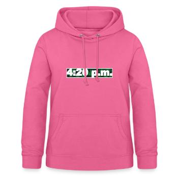 4:20 pm, 420 - Women's Hoodie - pink - Front - AI Model Female 172 light (172cm)