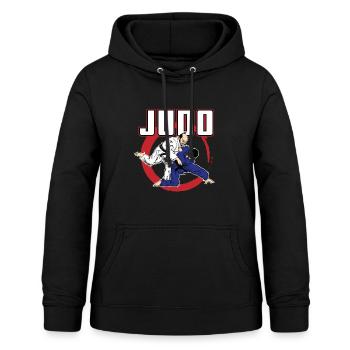 Judo - Frauen Hoodie - Schwarz - Vorne - AI Model Female 172 light (172cm)