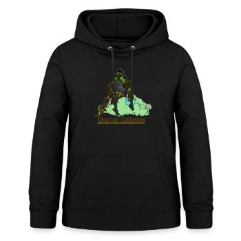 Zwerg - Frauen Hoodie - Schwarz - Vorne - AI Model Female 172 light (172cm)
