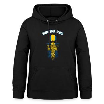 Schweden schwedische Wurzeln - Frauen Hoodie - Schwarz - Vorne - AI Model Female 172 light (172cm)