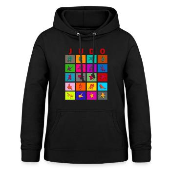 Judo Griffe - Training - Tshirt - Geschenkidee - Frauen Hoodie - Schwarz - Vorne - AI Model Female 172 light (172cm)