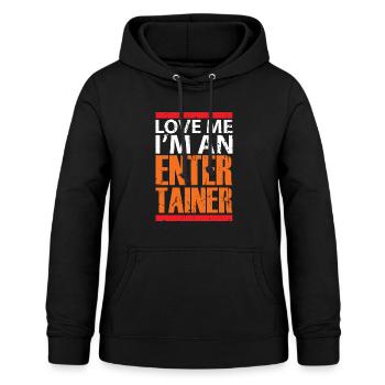 Entertainer Comedian Geschenk witzig - Frauen Hoodie - Schwarz - Vorne - AI Model Female 172 light (172cm)