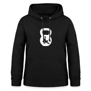 Kettlebell Kettleball Kugelhantel Fitness Geschenk - Frauen Hoodie - Schwarz - Vorne - AI Model Female 172 light (172cm)