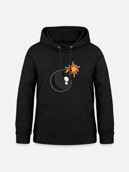 Bombe - Frauen Hoodie - Schwarz