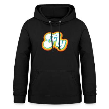 Luftfahrt - Fly - Frauen Hoodie - Schwarz - Vorne - AI Model Female 172 light (172cm)