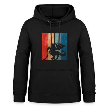 Battle Dragon Dragon - Women's Hoodie - black - Front - AI Model Female 172 light (172cm)