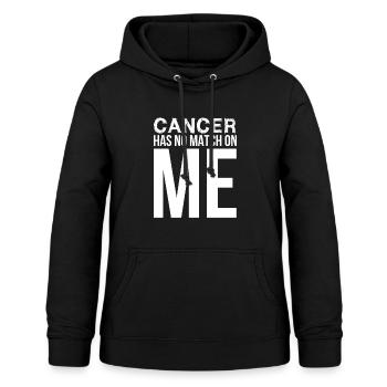 CANCER Krebs Lustig Geschenkidee Krebs Stinkt - Frauen Hoodie - Schwarz - Vorne - AI Model Female 172 light (172cm)