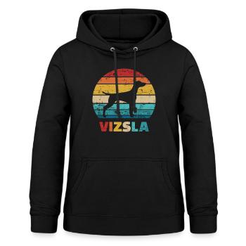 Vizsla - Frauen Hoodie - Schwarz - Vorne - AI Model Female 172 light (172cm)