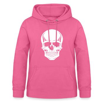 Totenkopf - Schädel - Skull - Frauen Hoodie - Pink - Vorne - AI Model Female 172 light (172cm)