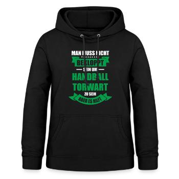 Handball Torwart Handballer Tormann Geschenk & Han - Frauen Hoodie - Schwarz - Vorne - AI Model Female 172 light (172cm)