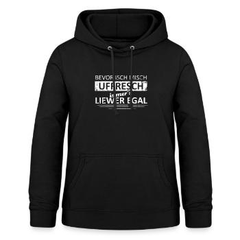 Pfalz Pfälzisch Babbeln für Pfälzer - Frauen Hoodie - Schwarz - Vorne - AI Model Female 172 light (172cm)