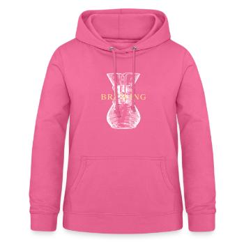 BREWING CHEMEX KAFFEE BARISTA BREW FILTERKAFFEE - Frauen Hoodie - Pink - Vorne - AI Model Female 172 light (172cm)