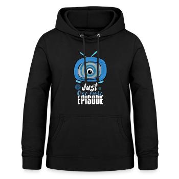 Accro de la série - Sweat à capuche Femme - noir - Devant - AI Model Female 172 light (172cm)