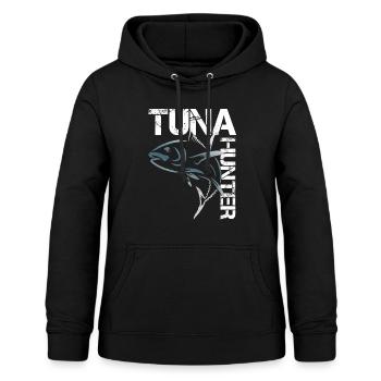 Tuna Hunter - Thunfisch - Frauen Hoodie - Schwarz - Vorne - AI Model Female 172 light (172cm)