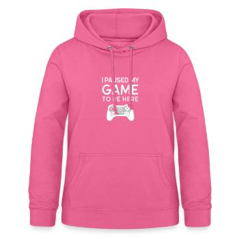 Gaming Geburtstag Pc Gamer Kleidung - Frauen Hoodie - Pink - Vorne - AI Model Female 172 light (172cm)