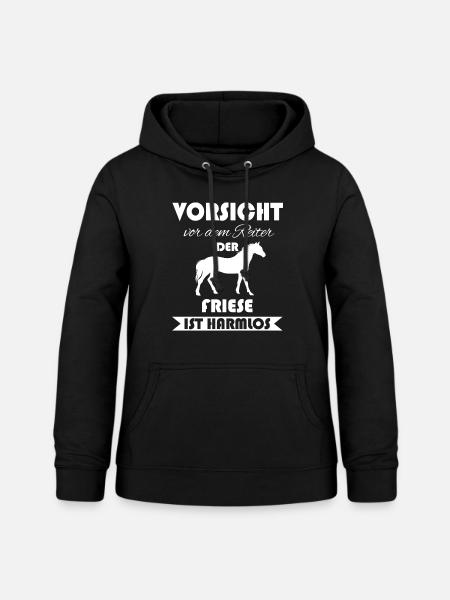 Friese Friesen Friesenpferd Geschenk - Frauen Hoodie - Schwarz
