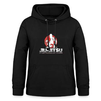 Ju-Jitsu - Sweat à capuche Femme - noir - Devant - AI Model Female 172 light (172cm)