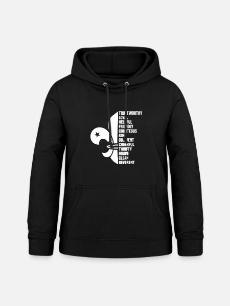 Pfadfinder Gesetze - Frauen Hoodie - Schwarz