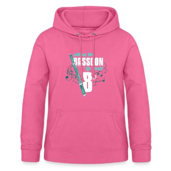 Fagott - Frauen Hoodie - Pink - Vorne - AI Model Female 172 light (172cm)