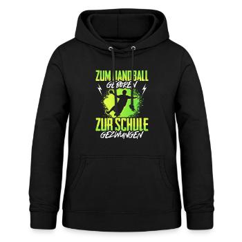 Handballer Spruch Sport Handball Geschenk Kinder - Frauen Hoodie - Schwarz - Vorne - AI Model Female 172 light (172cm)