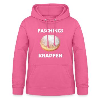 Faschingskrapfen Faschingskostüm Krapfen Fasching - Frauen Hoodie - Pink - Vorne - AI Model Female 172 light (172cm)