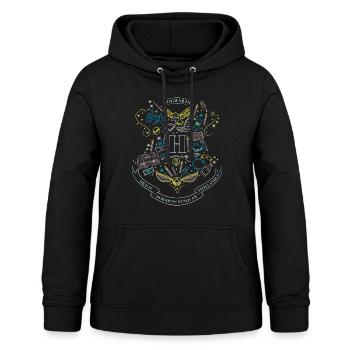 Harry Potter Hogwarts Elemente - Frauen Hoodie - Schwarz - Vorne - AI Model Female 172 light (172cm)