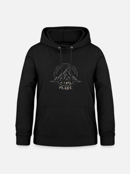 Berg Madl - Frauen Hoodie - Schwarz