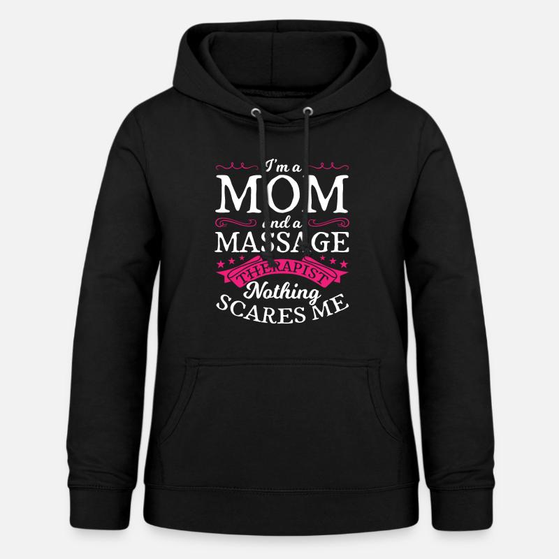 Masseur mère massagethérapie cadeau - Sweat à capuche Femme - noir