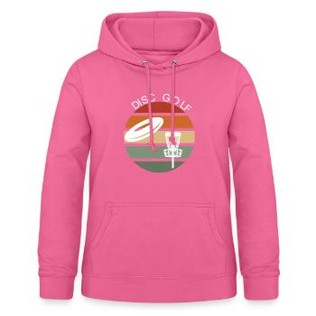 Cadeau de golf de disque - Sweat à capuche Femme - rose - Devant - AI Model Female 172 light (172cm)