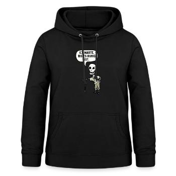 Lehrer Sprüche - Deutschlehrer Schule Unterricht - Frauen Hoodie - Schwarz - Vorne - AI Model Female 172 light (172cm)