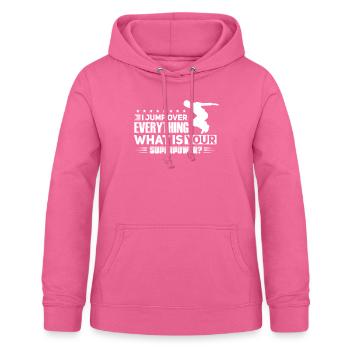 Parkour Sport Parkour cadeau - Sweat à capuche Femme - rose - Devant - AI Model Female 172 light (172cm)
