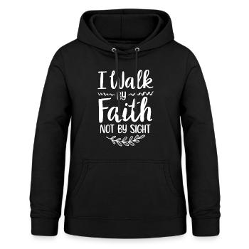 Christlich Jesus | Bibel Gott Glaube Geschenk - Frauen Hoodie - Schwarz - Vorne - AI Model Female 172 light (172cm)