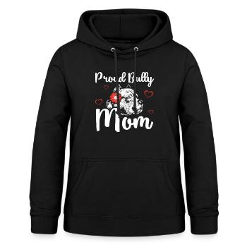 Bully Mom American Bully Hundebesitzer Geschenk - Frauen Hoodie - Schwarz - Vorne - AI Model Female 172 light (172cm)