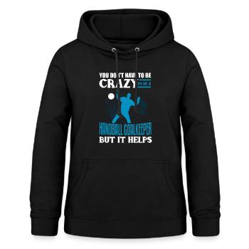 Handball Torwart Handballer Mannschaft Ballsport - Frauen Hoodie - Schwarz - Vorne - AI Model Female 172 light (172cm)