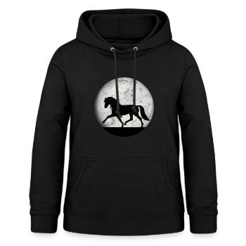 Pferde Pferd Reiten Reitsport Mädchen Frauen Shirt - Frauen Hoodie - Schwarz - Vorne - AI Model Female 172 light (172cm)