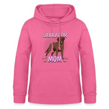 Brauner Labrador Labbi Labrador Mom - Frauen Hoodie - Pink - Vorne - AI Model Female 172 light (172cm)