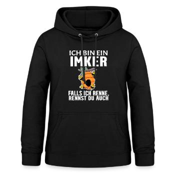 Bienen Imker Biene - Frauen Hoodie - Schwarz - Vorne - AI Model Female 172 light (172cm)