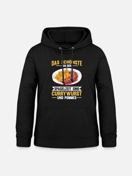Currywurst - Frauen Hoodie - Schwarz