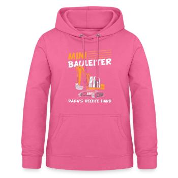 Lustiges Kinder Bagger Bauleiter - Frauen Hoodie - Pink - Vorne - AI Model Female 172 light (172cm)