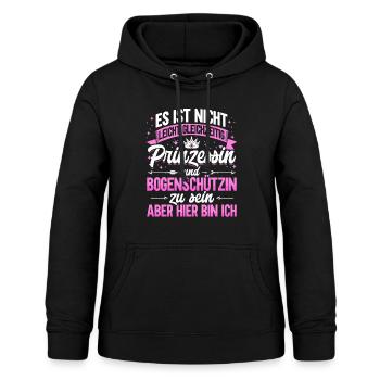 Bogenschützin Bogenschießen Geschenk Bogensport - Frauen Hoodie - Schwarz - Vorne - AI Model Female 172 light (172cm)