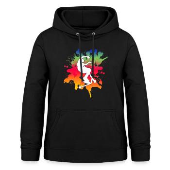 Freestyle Scooter - Frauen Hoodie - Schwarz - Vorne - AI Model Female 172 light (172cm)