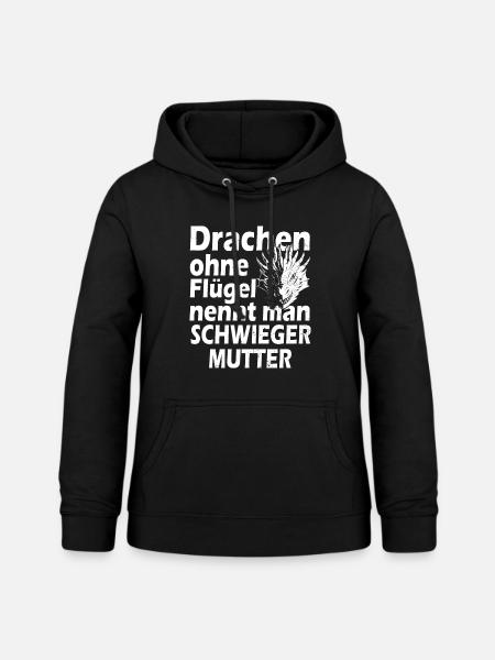Drache schwiegermutter - Frauen Hoodie - Schwarz