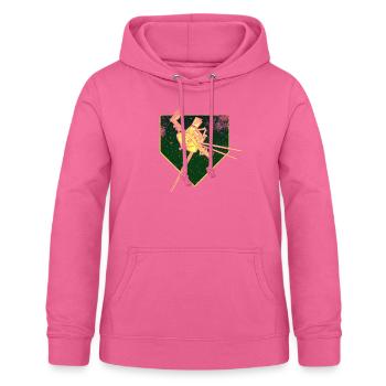 Vaisseau spatial Voyager - Sweat à capuche Femme - rose - Devant - AI Model Female 172 light (172cm)
