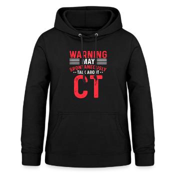 MRI Radiologie Radiologe CT Röntgen Papa Mama - Frauen Hoodie - Schwarz - Vorne - AI Model Female 172 light (172cm)