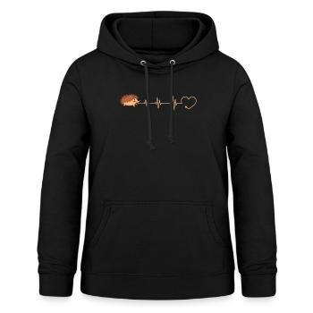 Igel Igel Igel - Frauen Hoodie - Schwarz - Vorne - AI Model Female 172 light (172cm)