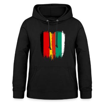 Germany Flag Bulgaria - Women's Hoodie - black - Front - AI Model Female 172 light (172cm)
